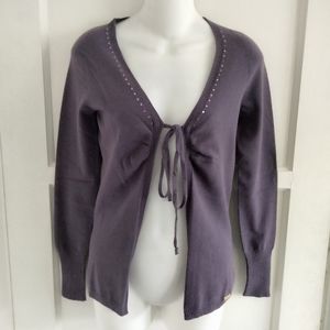 Zoonne Made In Italy NWT Purple Cardigan